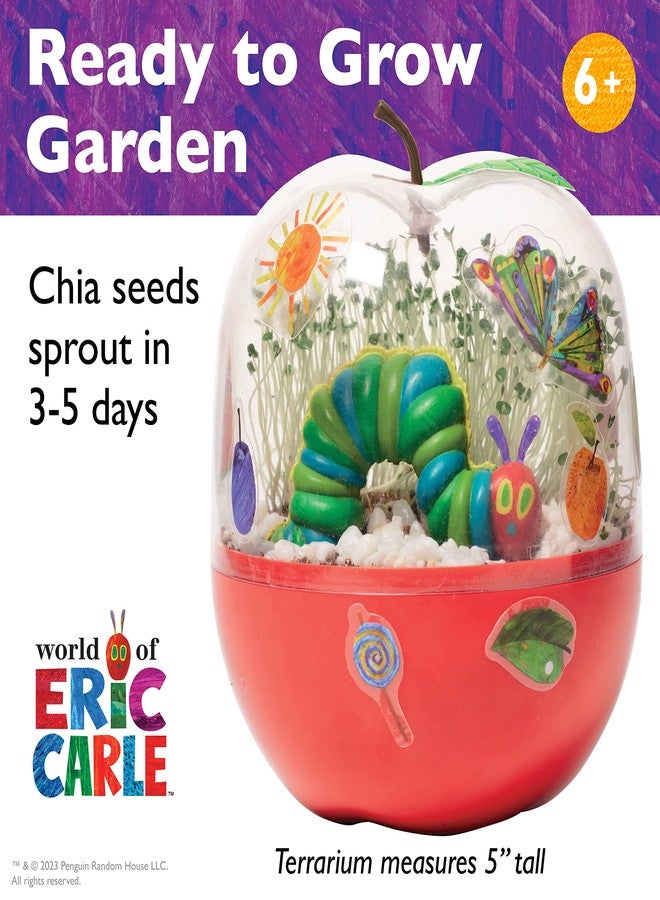 Creativity for Kids The Very Hungry Caterpillar: Ready to Grow Garden - Science Terrarium Kit Inspired from The World of Eric Carle Books, Learning & Education Gifts for Kids (Ages 6+) - Image 2